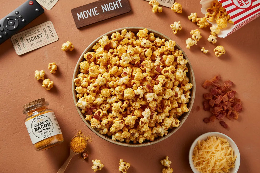 Discover How Cheddar Bacon Popcorn Seasoning Can Elevate Your Movie Nights Tubac Gourmet Foods