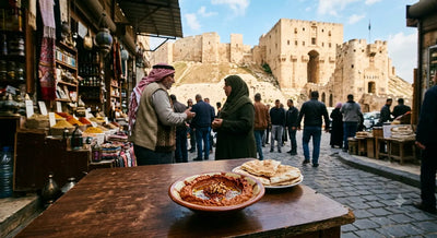 Muhammara is an incredible roasted red pepper and walnut dip, that originated in Aleppo, Syria. Tubac Gourmet Foods