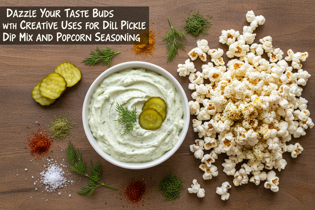 Dazzle Your Taste Buds With Creative Uses for Dill Pickle Dip Mix and Popcorn Seasoning