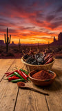 Whole-Chili-Pods-and-Chili-Powder Tubac Gourmet Foods