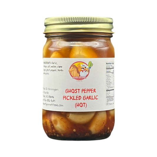 Ghost Pepper Pickled Garlic 12oz.