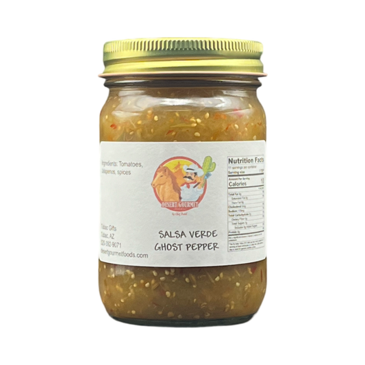 Salsa Verde Ghost Pepper (Super Hot) 12oz.