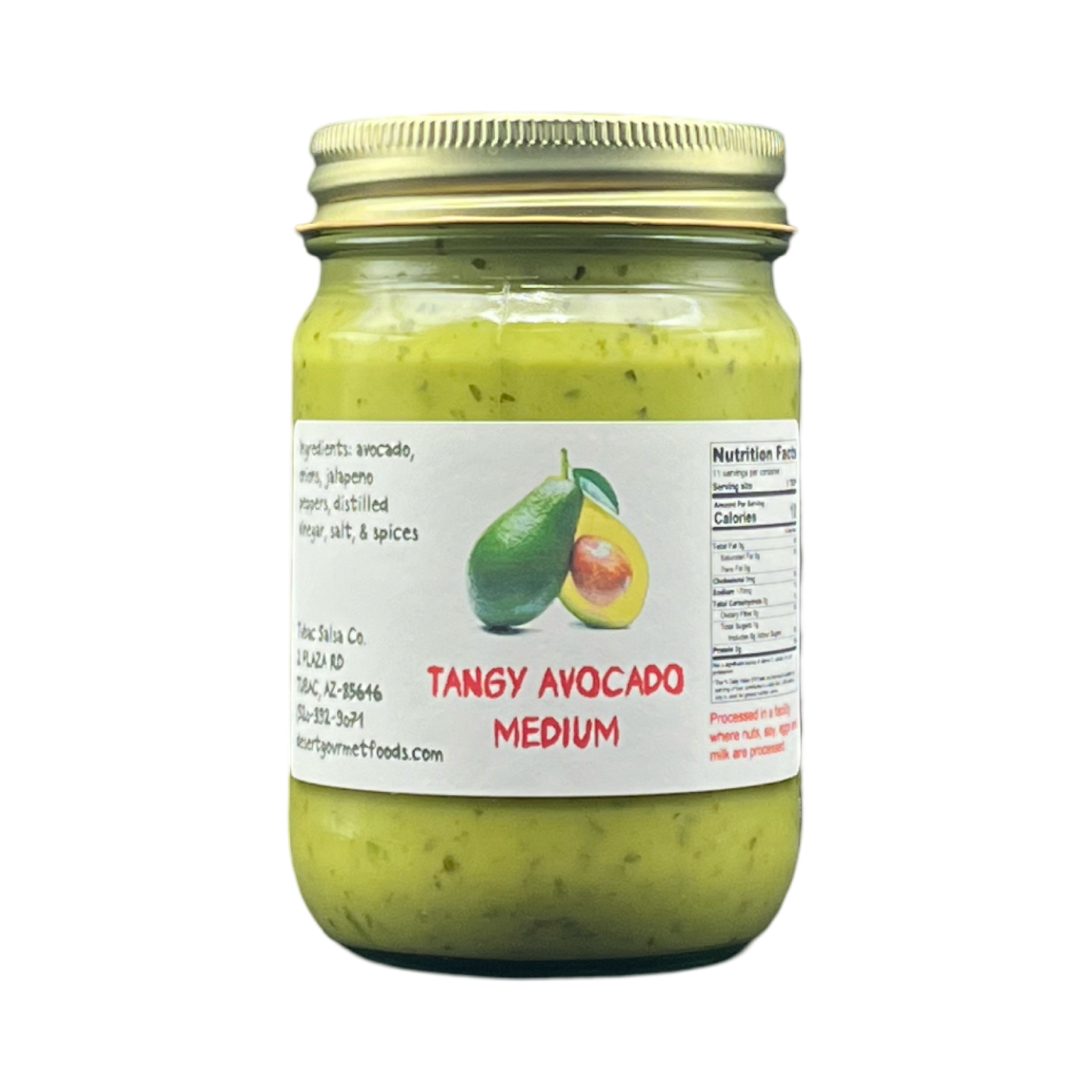 Gourmet Salsa Tangy Avocado (Medium).