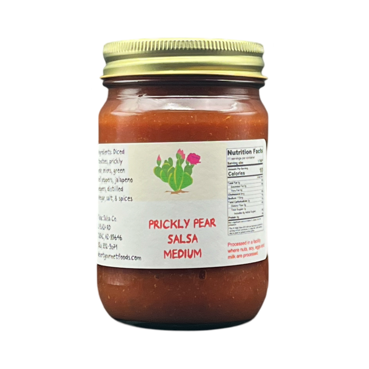 Prickly Pear Gourmet Salsa. (Medium).).