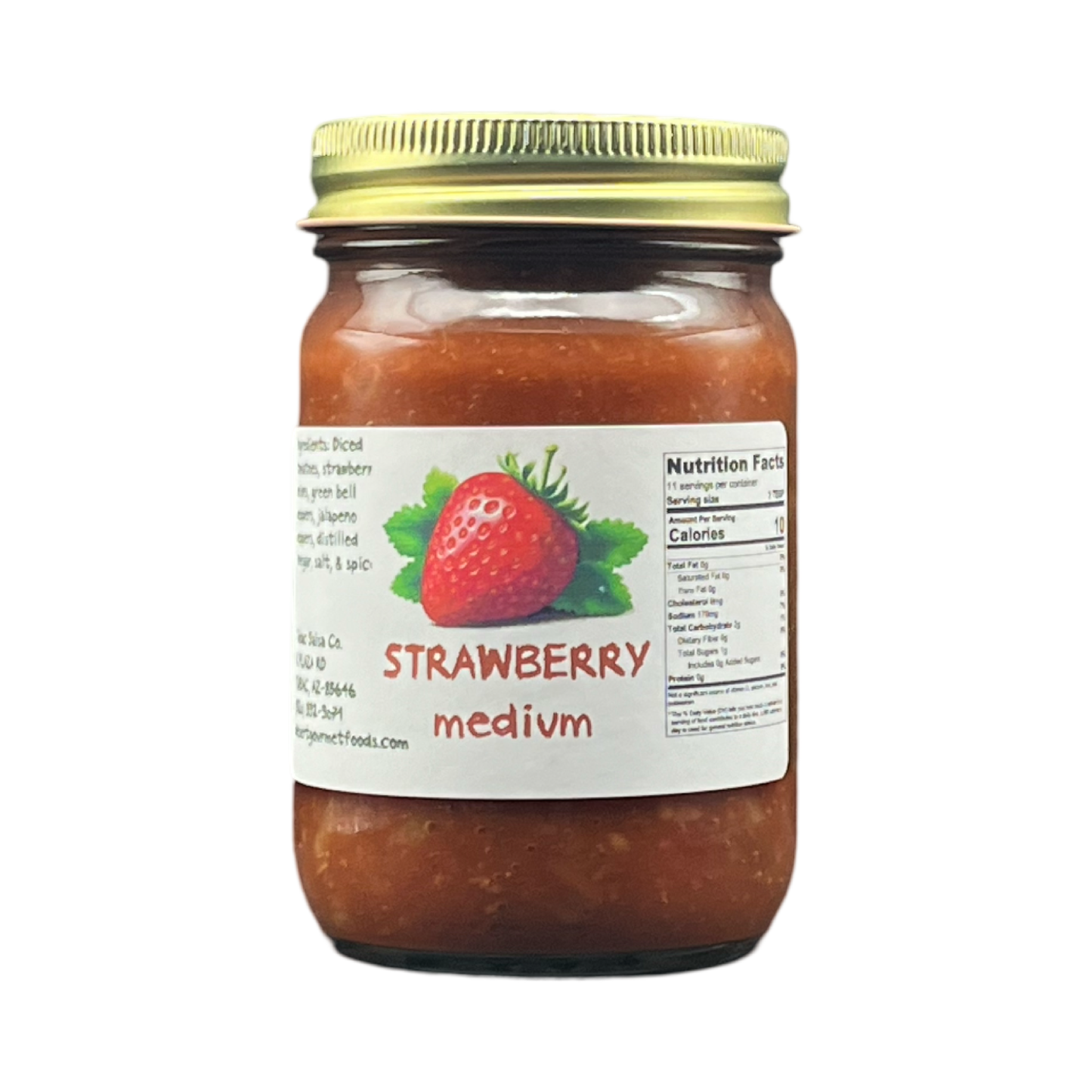 Strawberry Salsa medium 12oz.