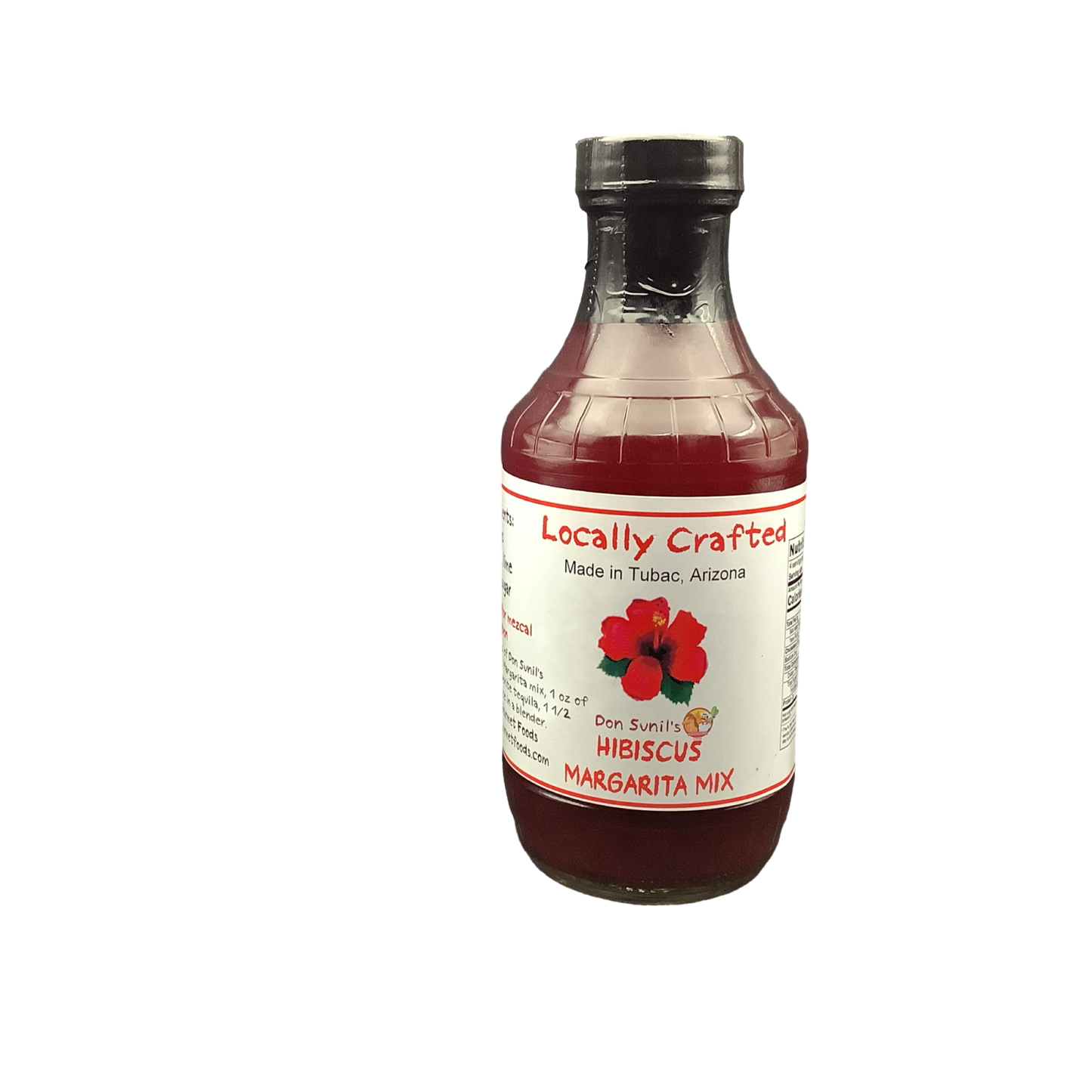 Hibiscus Margarita Mix 16oz. Bottle