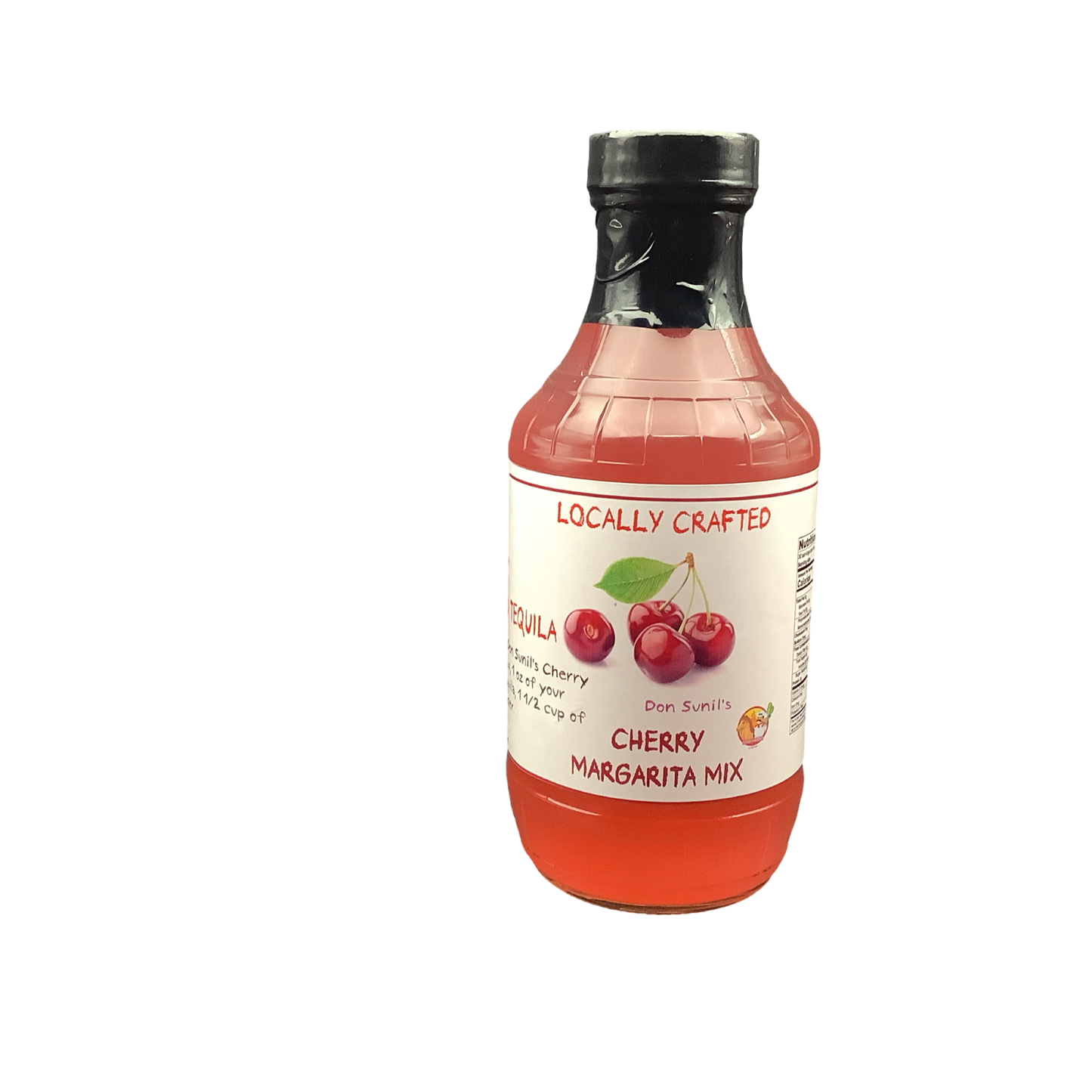 Cherry Margarita Mix 16oz. Bottle