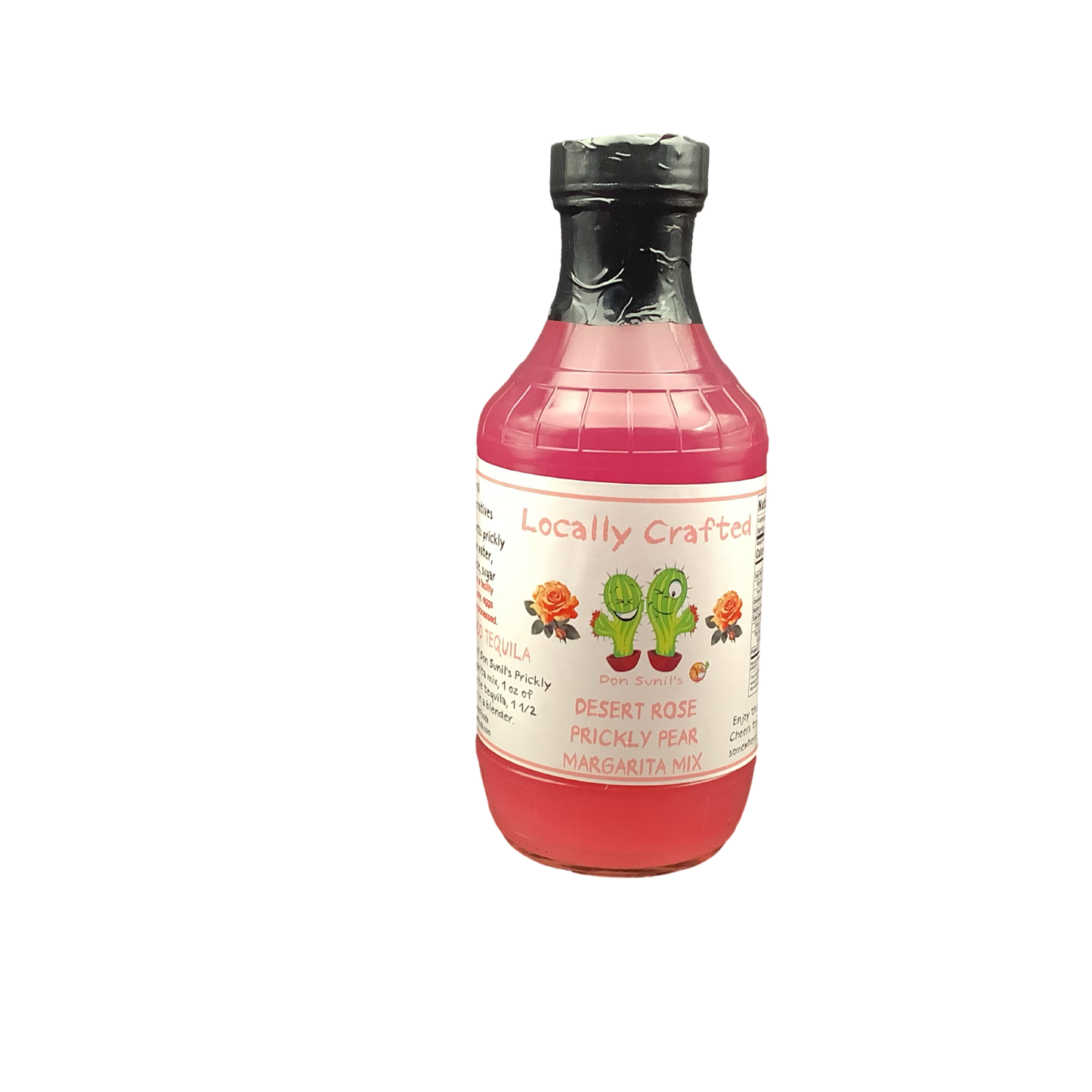 Desert Rose Prickly Pear Margarita Mix 16oz. Bottle