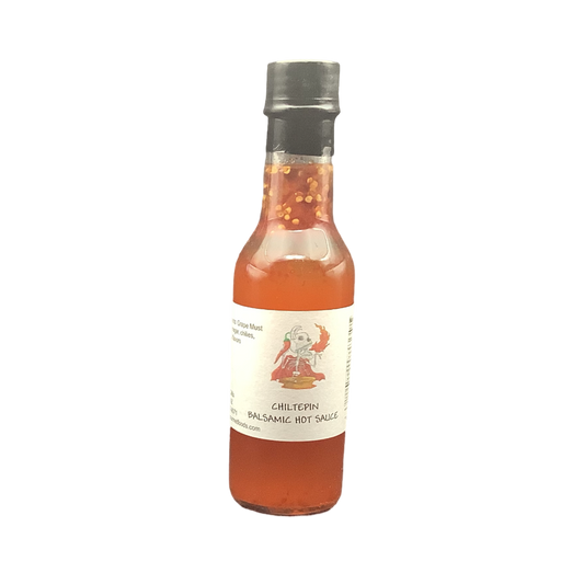 Chiltepin Balsamic  Hot Sauce 5 oz. Bottle.