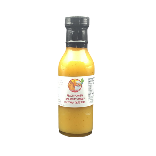 Peach Mango Balsamic Honey Mustard Dressing 12 oz.