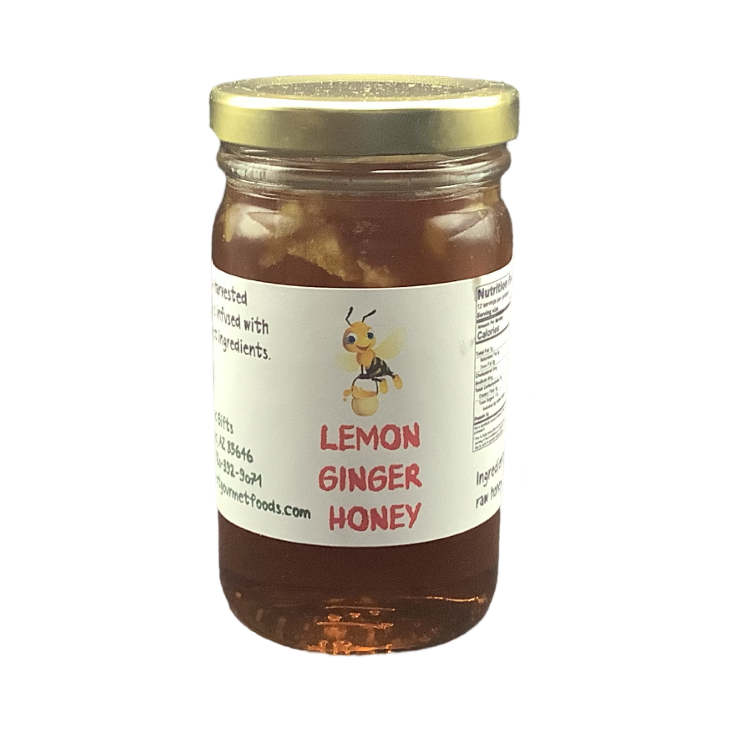 Lemon Ginger – Arizona Desert Honey, 8 oz.