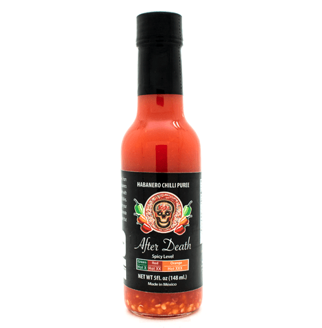 “After Death” Red Habanero Puree. Hott XX - Tubac Gourmet Foods