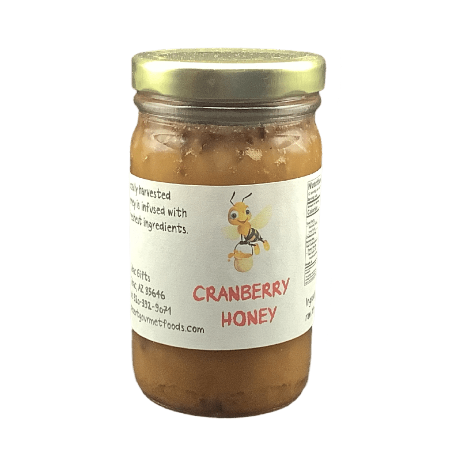 Cranberry - Arizona Desert Honey – 8 oz - Tubac Gourmet Foods