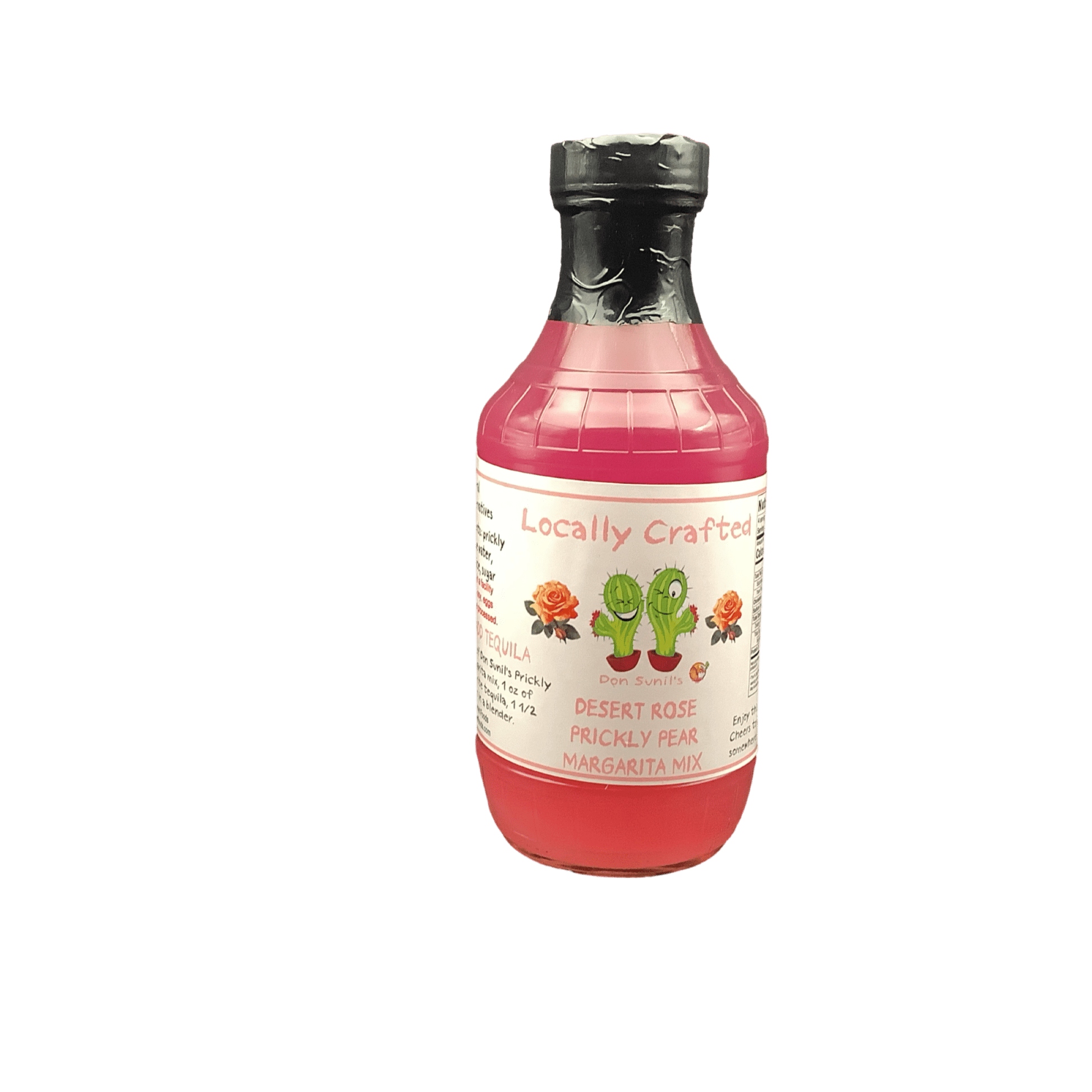 Desert Rose Prickly Pear Margarita Mix 16oz. Bottle - Tubac Gourmet Foods