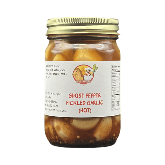 Ghost Pepper Pickled Garlic 12oz. - Tubac Gourmet Foods