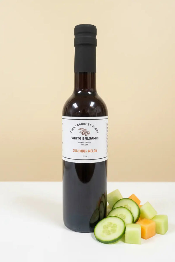 Cucumber Melon White Balsamic Vinegar 375ml - Tubac Gourmet Foods