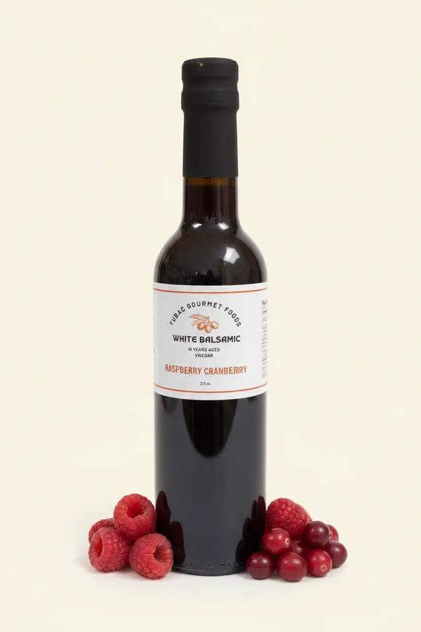 Raspberry Cranberry White Balsamic Vinegar 375ml - Tubac Gourmet Foods