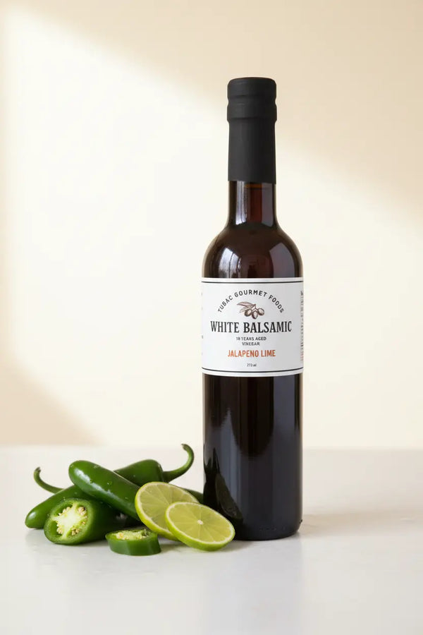 Jalapeno Lime Aged White Balsamic Vinegar 375ml - Tubac Gourmet Foods