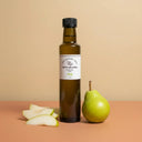 Pear White Balsamic Vinegar 250ml bottle on warm terracotta surface