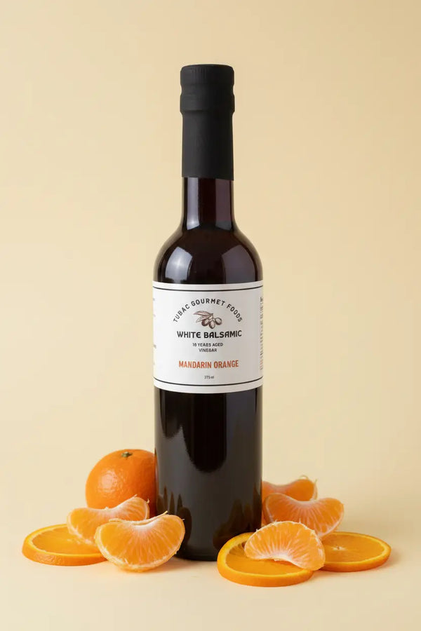 Mandarin Orange White Balsamic Vinegar 375ml - Tubac Gourmet Foods