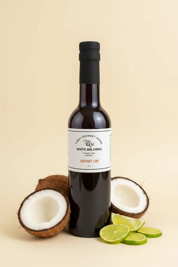 Coconut Lime White Balsamic Vinegar 375ml - Tubac Gourmet Foods