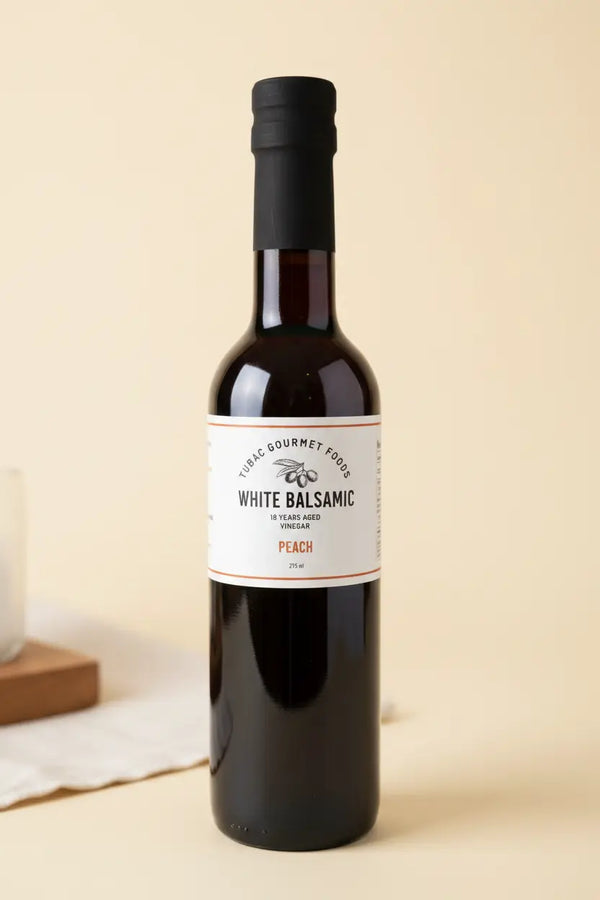 Peach White Balsamic Vinegar 375ml - Tubac Gourmet Foods