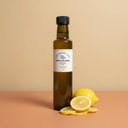 Lemon White Balsamic Vinegar 250ml bottle on warm terracotta surface