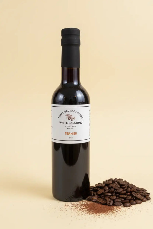 Tiramisu White Balsamic Vinegar 375ml - Tubac Gourmet Foods
