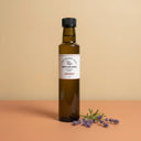 Lavender White Balsamic Vinegar 250ml bottle on warm terracotta surface