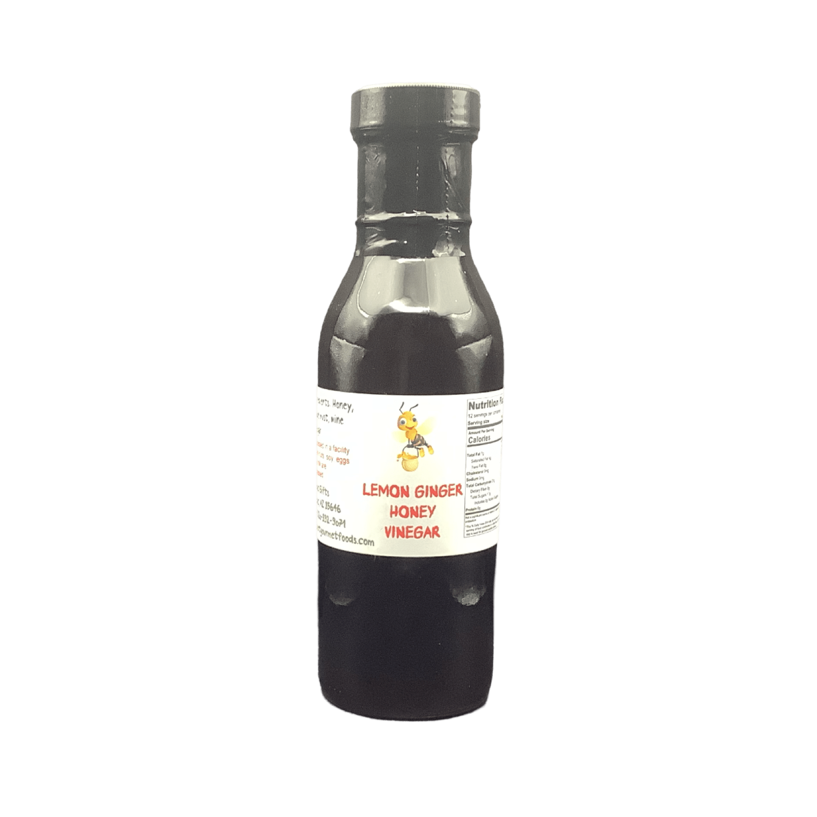 Lemon Ginger Honey Vinegar 12 oz. - Tubac Gourmet Foods