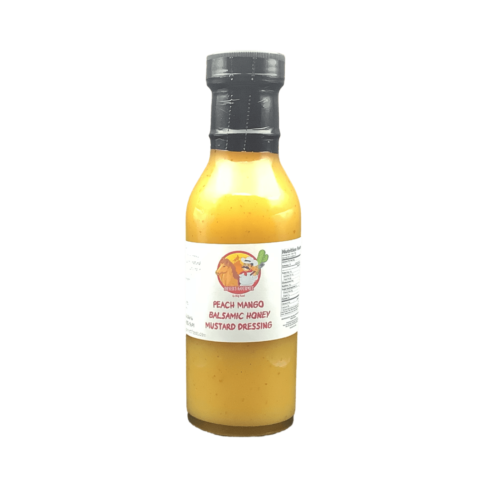 Peach Mango Balsamic Honey Mustard Dressing 12 oz. - Tubac Gourmet Foods