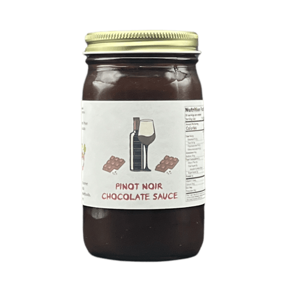 Pinot Noir Dark Chocolate Sauce 8oz. - Tubac Gourmet Foods
