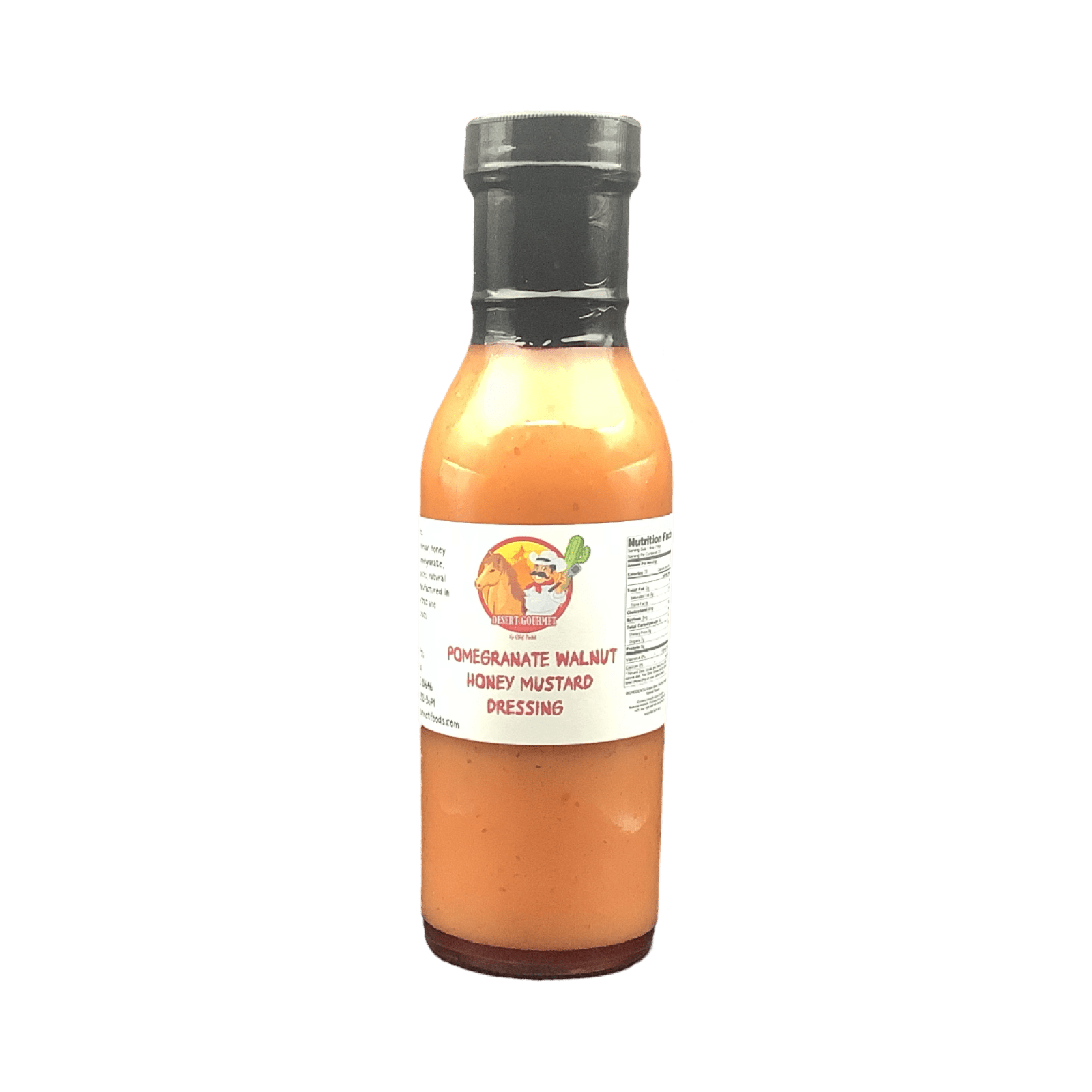 Pomegranate Walnut Balsamic Honey Mustard Dressing 12 oz. - Tubac Gourmet Foods