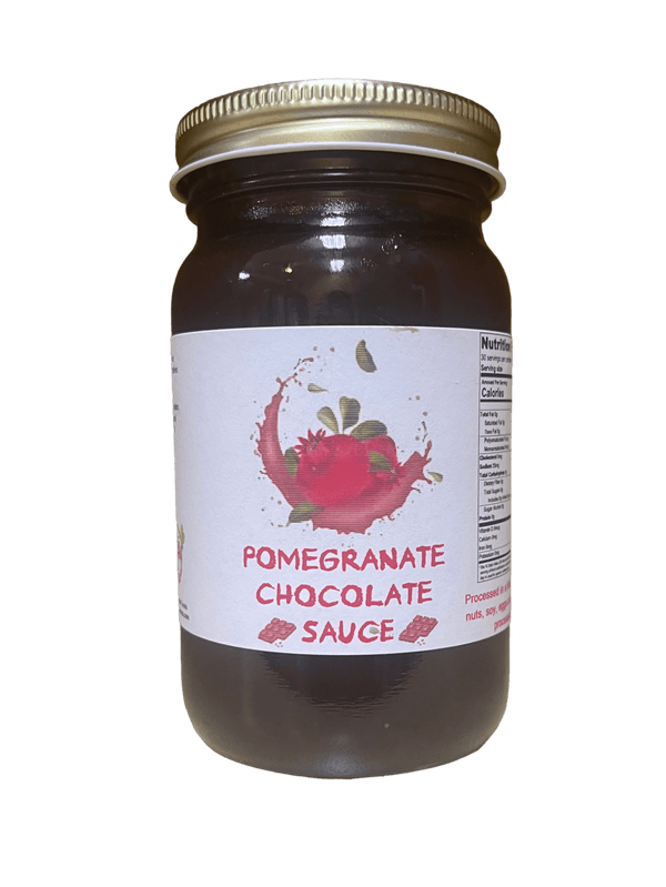 Pomogranate Dark Chocolate Sauce 8oz. - Tubac Gourmet Foods