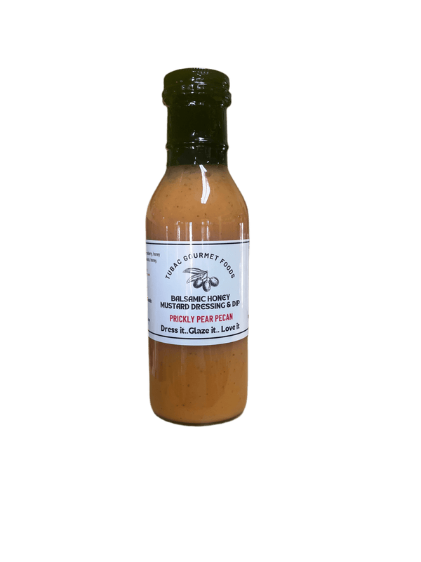 Prickly Pear Pecan Balsamic Honey Mustard Dressing 12 oz. - Tubac Gourmet Foods