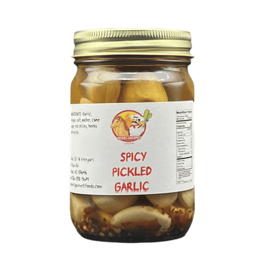 Spicy Pickled Garlic 12oz. - Tubac Gourmet Foods